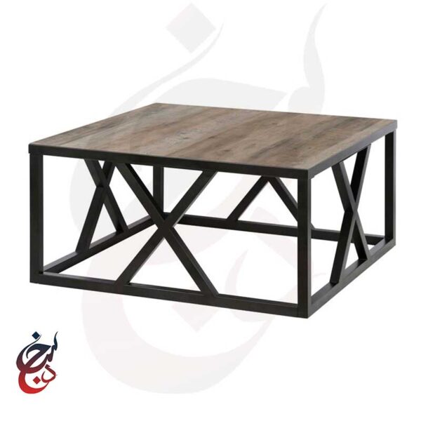 میز جلو مبلی چوب و فلز طرح فرنام