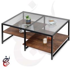 میز جلو مبلی چوب و فلز طرح فریما