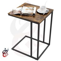میز کنار مبلی چوب و فلز طرح سارنگ