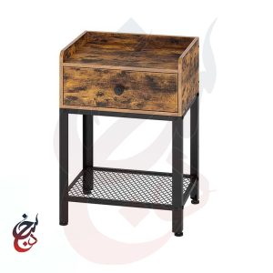 میز کنار مبلی چوب و فلز طرح ساتیا