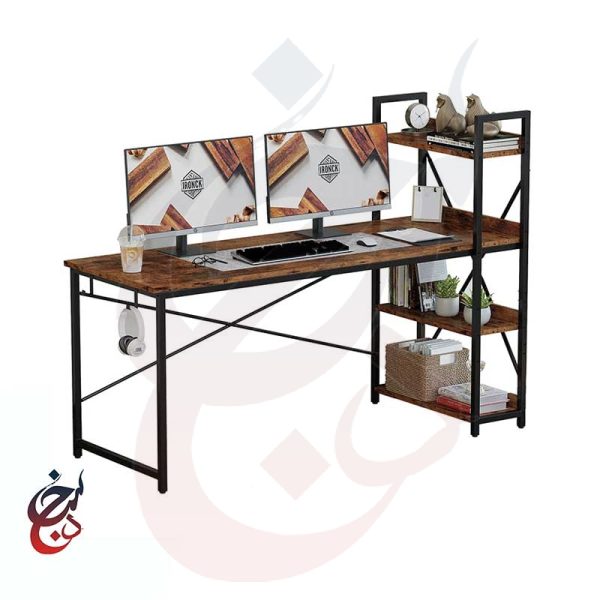 میز اداری پایه فلزی طرح آیسن