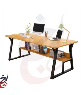 میز اداری پایه فلزی طرح آگرین