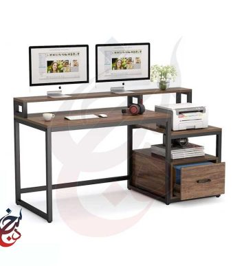میز اداری پایه فلزی طرح آیریک