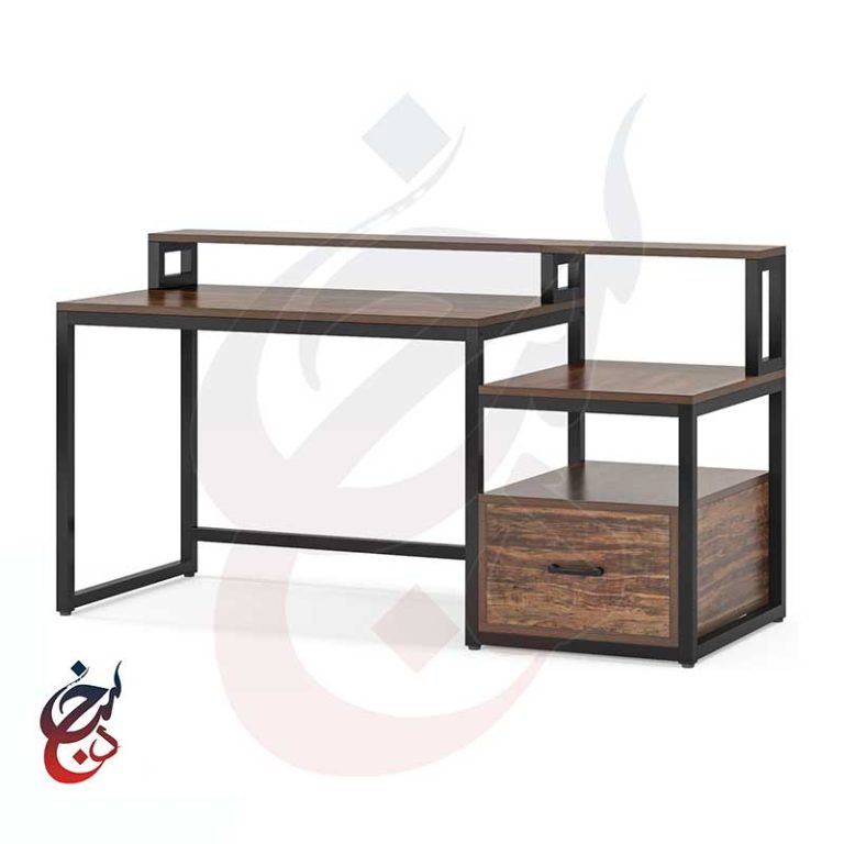 میز اداری پایه فلزی طرح آیریک