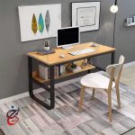 میز اداری پایه فلزی طرح آفرنگ