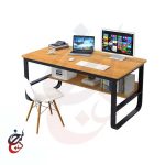 میز اداری پایه فلزی طرح آفرنگ