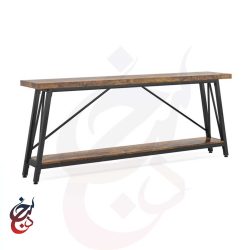 کنسول چوب و فلز طرح کهرم