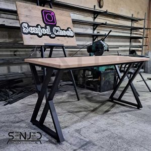 میز اداری پایه فلزی طرح آروند