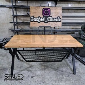 میز پایه فلزی طرح آپاما