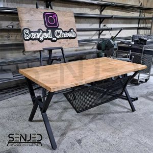 میز پایه فلزی طرح آپاما