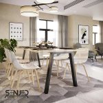 پایه فلزی با کلاف طرح ورتا