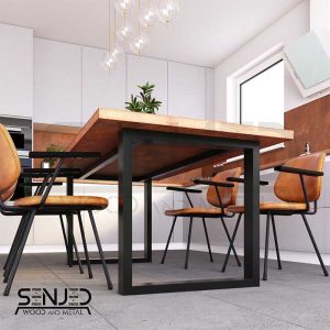 پایه فلزی با کلاف طرح ورشان