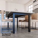 پایه فلزی با کلاف طرح ولگا