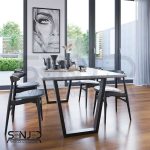 پایه فلزی با کلاف طرح وردان