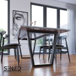 پایه فلزی با کلاف طرح وردان