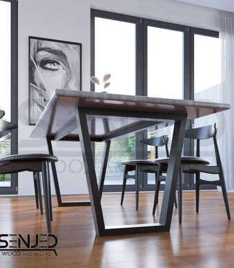 پایه فلزی با کلاف طرح وردان