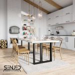 پایه فلزی با کلاف طرح وینا