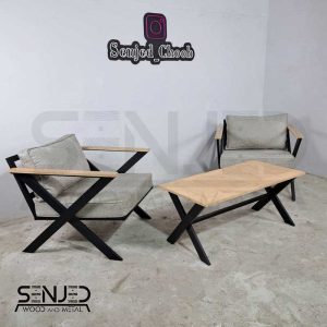 مبلمان فلزی طرح لاوین