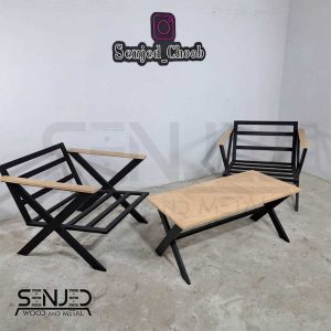 مبلمان فلزی طرح لاوین