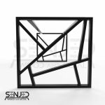 پایه فلزی با کلاف طرح ویونا