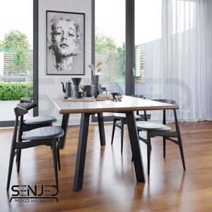 پایه فلزی با کلاف طرح ونسا