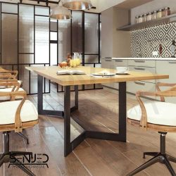 پایه فلزی با کلاف طرح ورنا