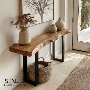 میز کنسول پایه فلزی