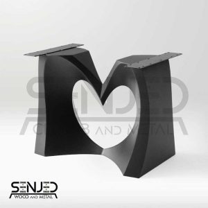 پایه میز فلزی طرح ویولت