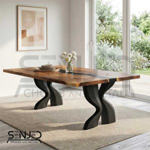 پایه میز فلزی طرح رابونا