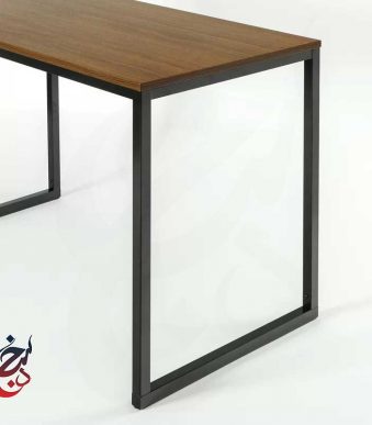 میز اداری پایه فلزی طرح ساده